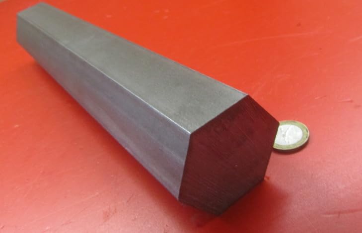 1018 Carbon Steel Hex Rod 2.00" Hex x 1 Foot Length