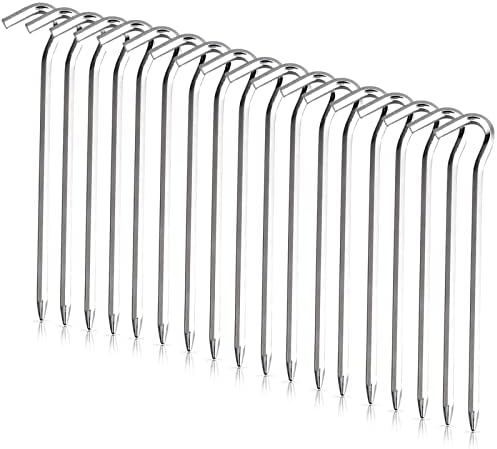 20 Zeltheringe Aus Aluminium – 18 Cm Lang, 0,6 Cm Durchmesser – Für Zelt, Planen & Sonnensegel – Leicht & Stabil