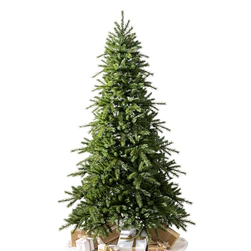 Balsam Hill Norwegian Grand Fir - Traditional Slim Artificial Christmas Tree with Classic Needle Foliage Available Unlit or with LED Clear Lights, Unlit, 5'