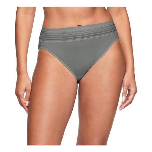 Image of Warner's Women's No Pinching, No Problem Dig-free Comfort Wait With Lace Microfiber Hipster 5609j