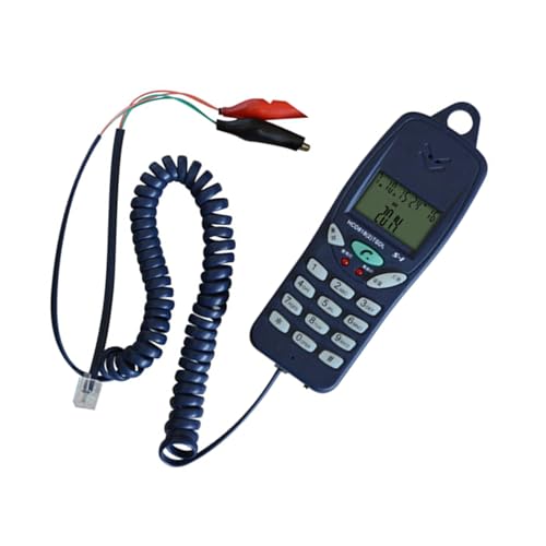 Teléfono con cable con pantalla para mantenimiento y prueba miniatura 5