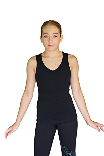 ChloeNoel T04 V-Neck Princess Seam Sleeveless Top