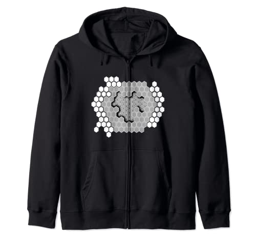 Vector de panal Sudadera con Capucha