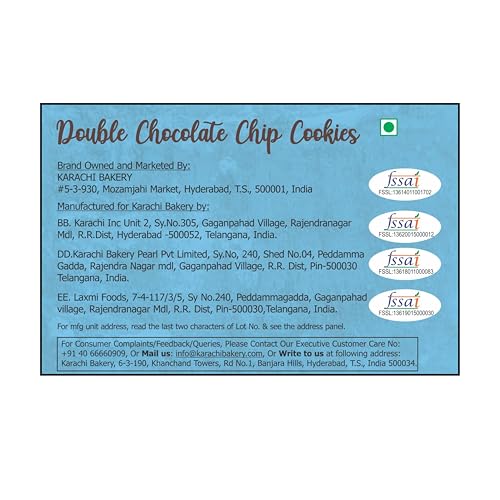 Image of Karachi Bakery Double Choco Chip Cookies, 250g
