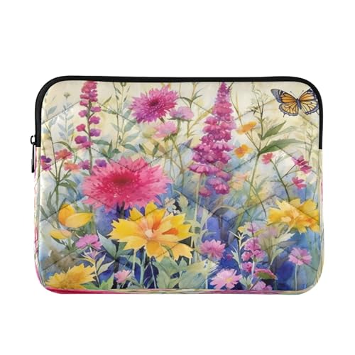 Funda para portátil Rustic Flowers 13-14 pulgadas impermeable miniatura 1