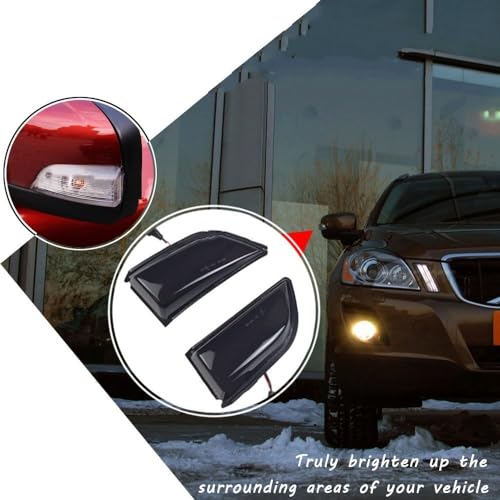Intermitentes dinámicos para espejo retrovisor de Volvo XC60 2008-2014 2