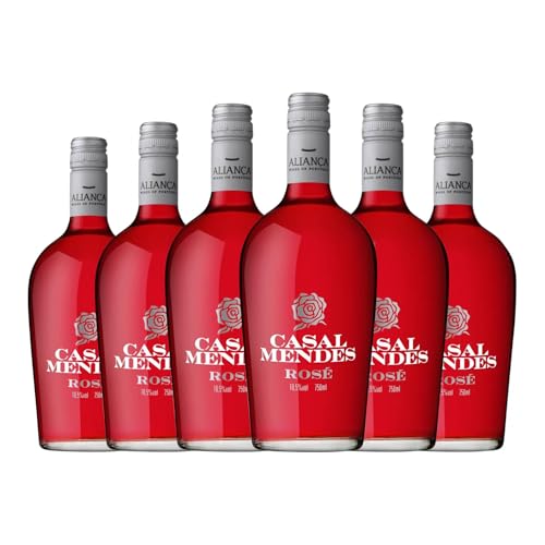Alianca Vinhos Casal Mendes Rosé Baga Setúbal 75 cl Vino rosado (Caja de 6 Botellas de 75 cl)
