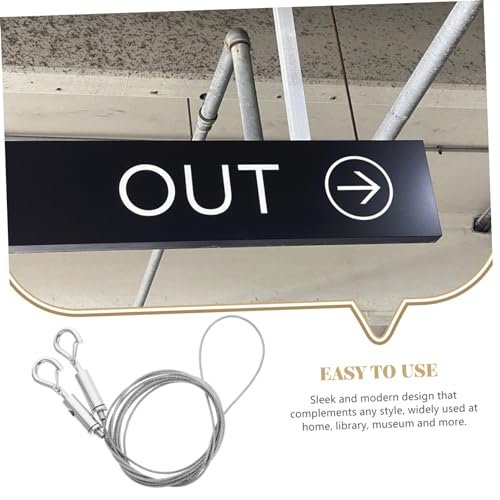 Image of DOITOOL Sturdy Wall Hanging Wire Stainless Steel Picture Hanging Hardware for Dec