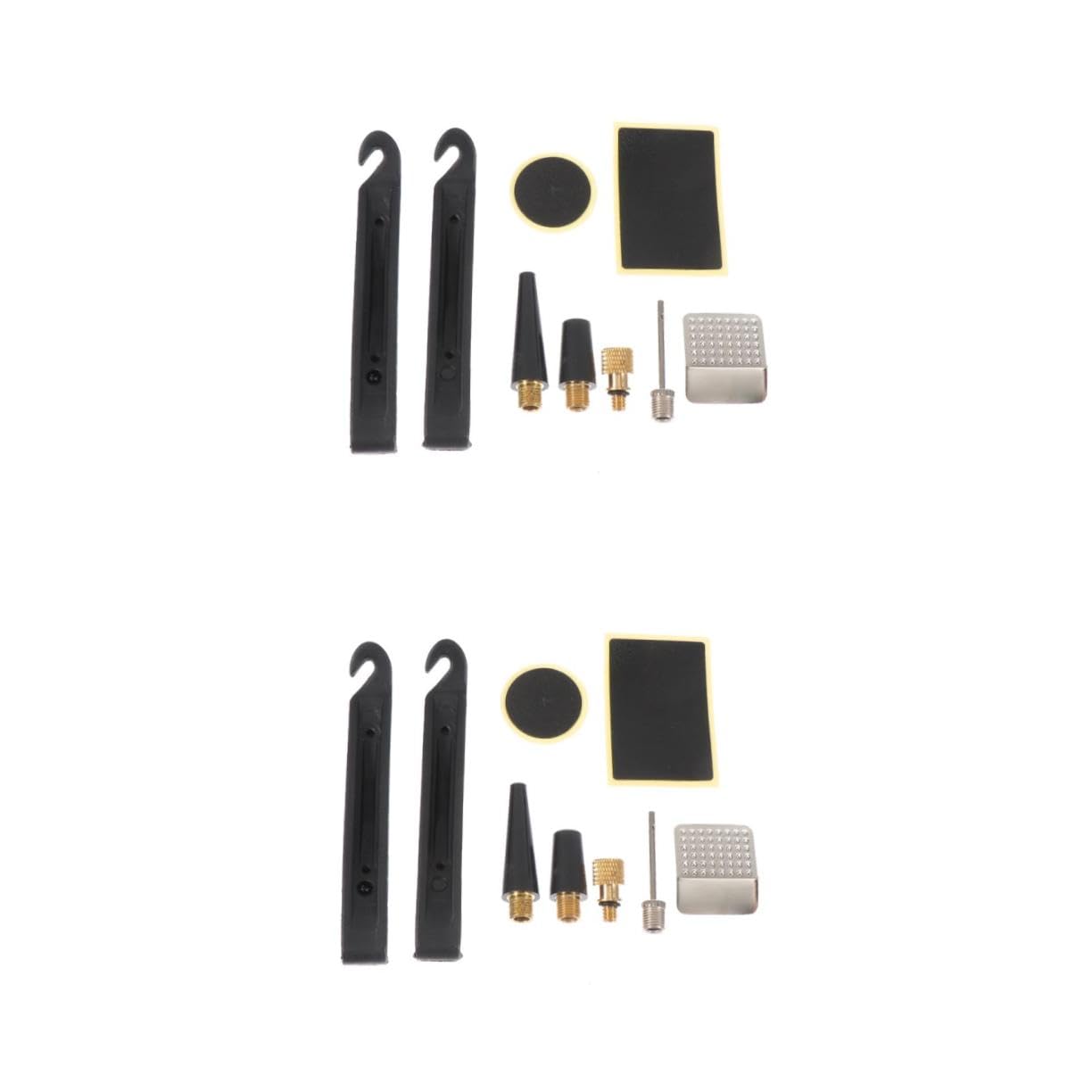 VICASKY 2 Sets Bike Tire Repair Kit Self Adhesive Tools for Portable and Lightweight Bicycle Accessories Easy to Use Tire Patches for Emergency Repairs