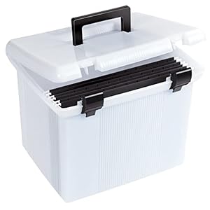 Pendaflex Portable File Box, Froste...