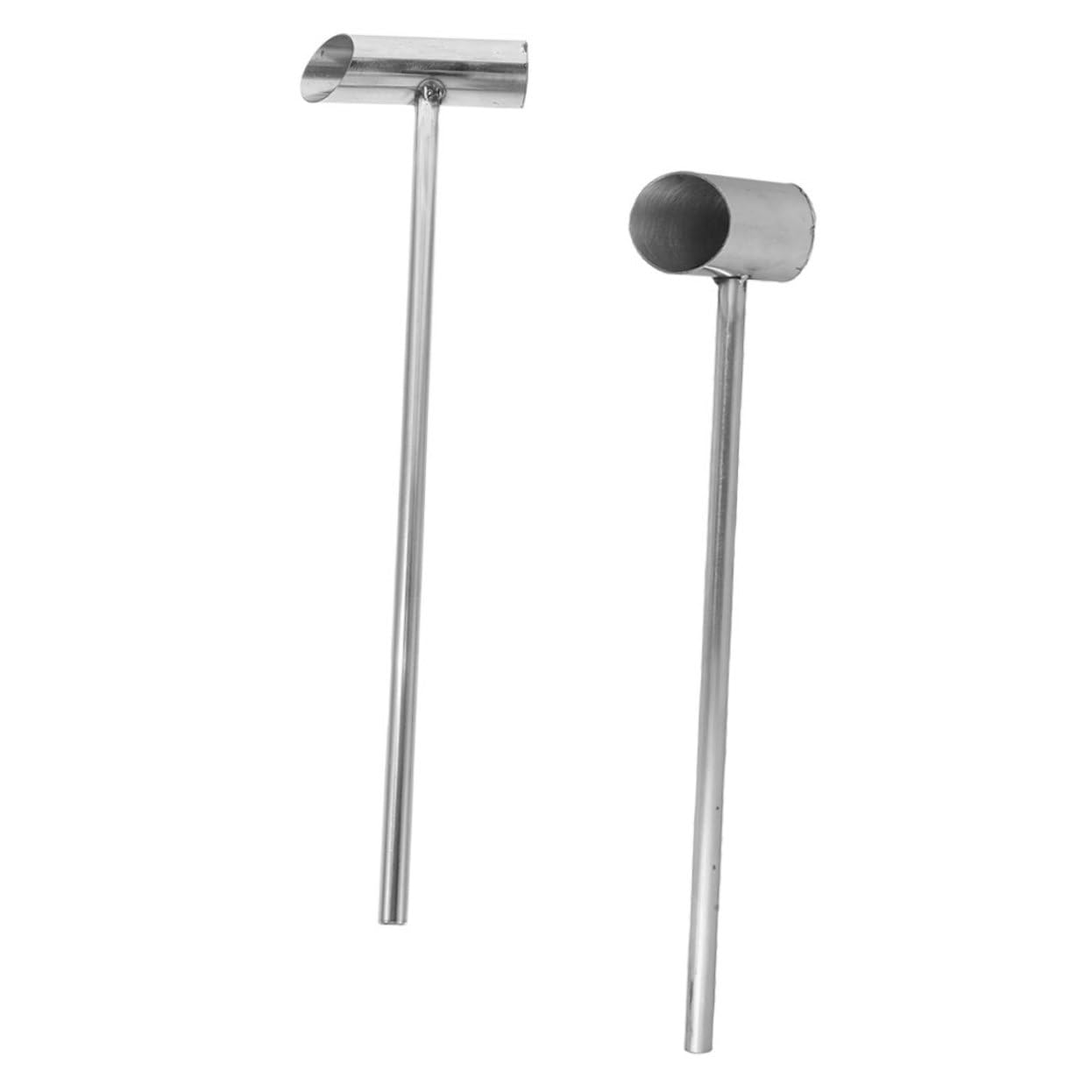 Garneck 2pcs Stainless Steel Marshmallow Sugar Spoon Household Marshmallow Scoop Wear-resistant Food Scooper