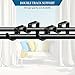 Anndason Heavy Duty Curtain Rod Brackets Double Rod Holders Double Curtain Rod Brackets 1