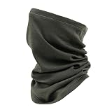 100% Merino Wool Neck Gaiters for Men Women Balaclava Face Mask Cover Neck Scarf for Motorcycle Hiki