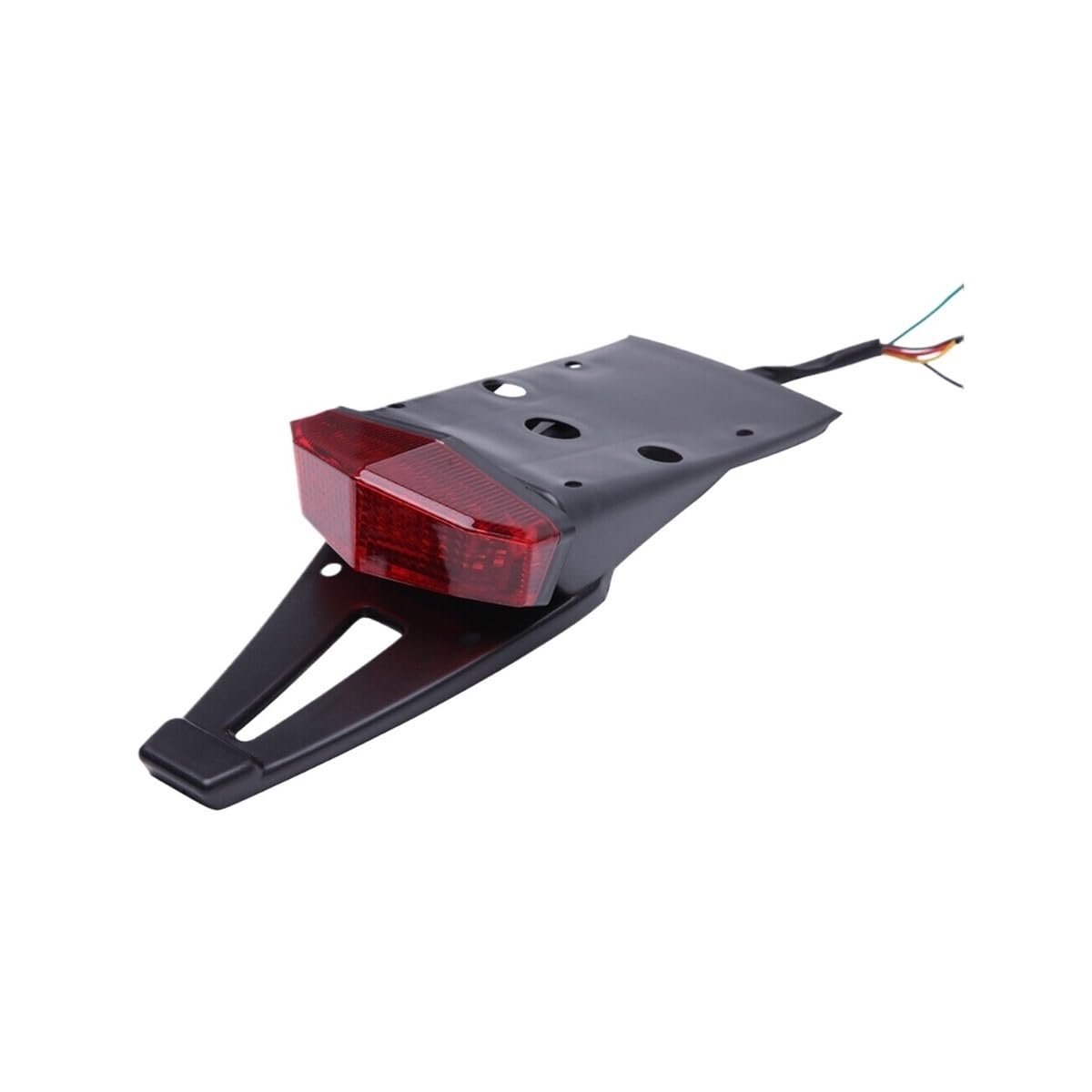 Moto luce freno stop Accessori Moto Fanale Posteriore Parafango Posteriore A LED 12V Per Moto Luce Targa Con Parafango Rosso