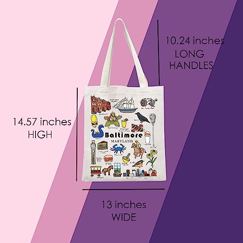 Bolso Tote MNIGIU Baltimore State Maryland miniatura 4
