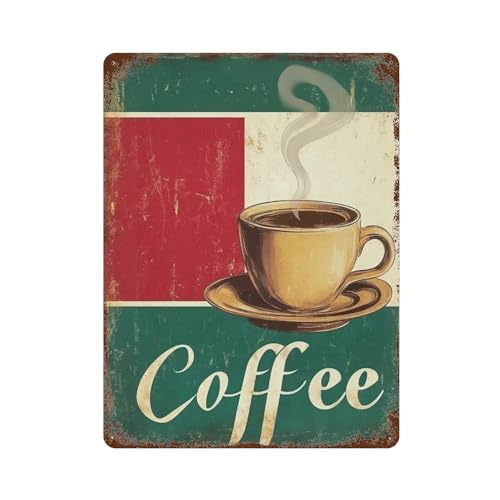 Plaque en métal vintage italiano robuste, décoration murale rétro haut de gamme 40x30cm
