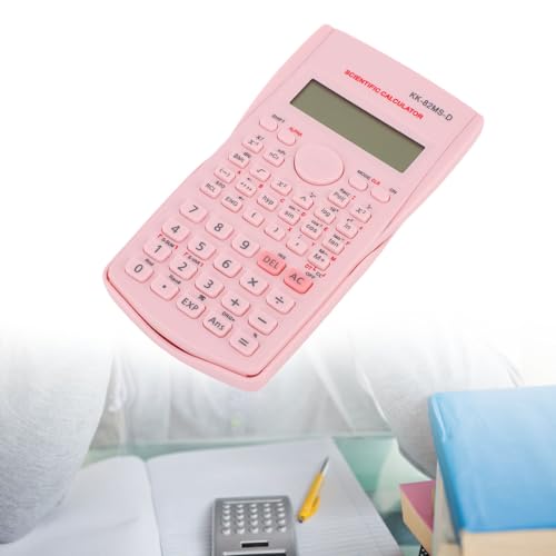 Calculadoras Científicas, Calculadora Rosa Multifuncional de 12 Dígitos para Estudiantes, Profesores, Profesionales de Negocios, útiles Escolares, Regalos (Rosa) - imagen 3