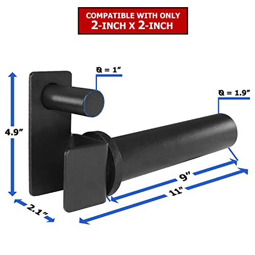 A2ZCARE Weight Plate Holder Attachment Power Cage Rack for Power Rack