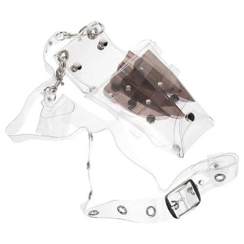 TOVINANNA Hairdresser Scissor Pouch Barber Scissor Storage Waist Bag Clear Organizer Detachable Belt and Storage Pockets