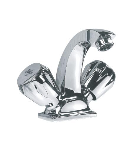 JAL Hindon Basin Single Hole Mixer 15mm Faucet | Stainless Steel | for Bathroom & Kitchen | Anti Rust | Chrome 9073