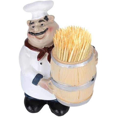 Agatige Cute Chef Toothpick Holder Dispenser Cover