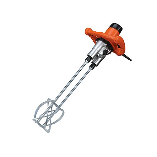 Electric Mortar Mixer, Double Paddle Mortar Mixer Dual High Low Gear Speed Paint Cement Grout 1800W Mixer Stirring Tool For Cement Plaster Grout Mort (Us Stock） #TOP7