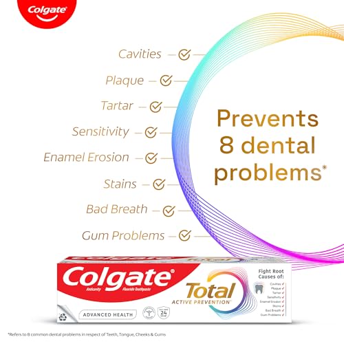 Colgate Total Advanced Health Anti-germ Toothpaste, 480g, Tooth Paste with 12-Hour Anti-Germ Protection, Whole Mouth Health (Combo Pack Offer)