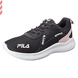 Tênis Fila Shine, Feminino, Preto/Rosa Claro/Azul Claro, 33
