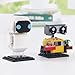 STMIGAIBLOCKS Wall-e and Eve Robots Building Blocks Set Compatible with Major Brands Size,Unique Minifigures Robots Model Toy,Creative Gift for Boys,Girls or Adult