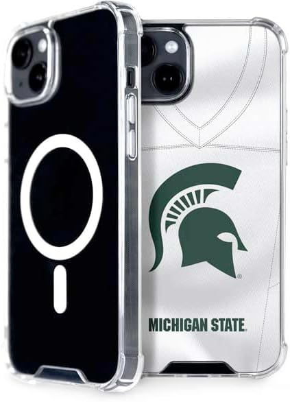 Skinit Phone Case Compatible with MagSafe iPhone 15 - Officially Licensed Michigan State University Spartans Logo Design