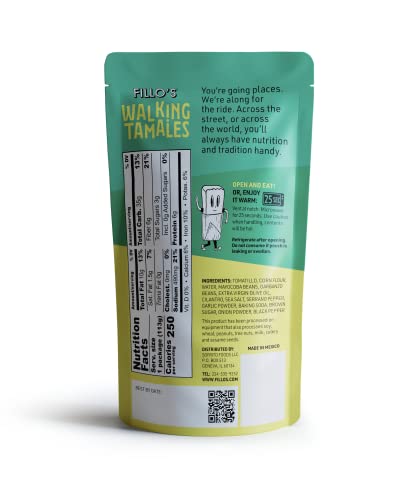 Walking Tamales (Bean Salsa Verde) 7 Pouches/Case #TOP2