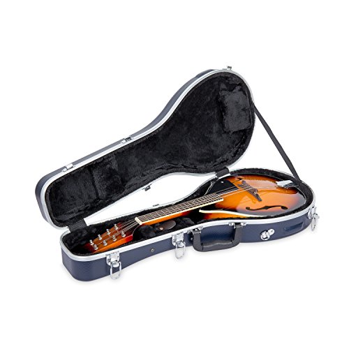 Image of Crossrock, ABS Molded Style Mandolin Hard Shell Case, Blue (CRA861MABL)