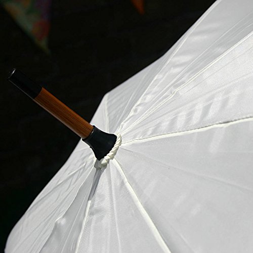 Parapluie de mariage blanc windproof Impliva automatique grand format