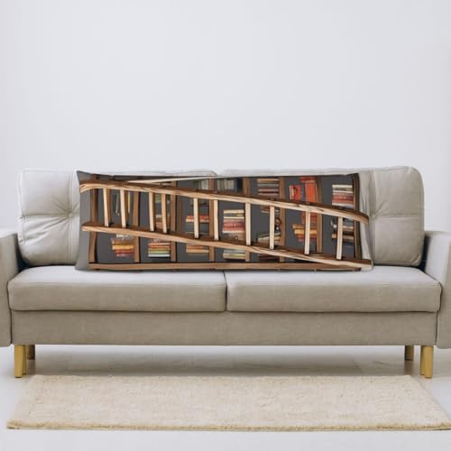 Housse de coussin de corps décorative et confortable pour lecture au lit - 8