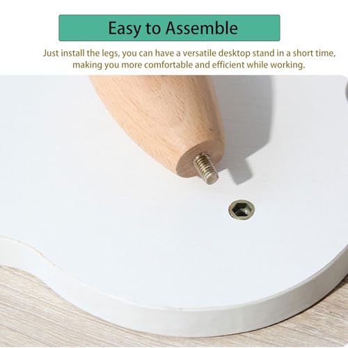 Support de moniteur d'angle en bois résolvant le manque de place sur le bureau - 8
