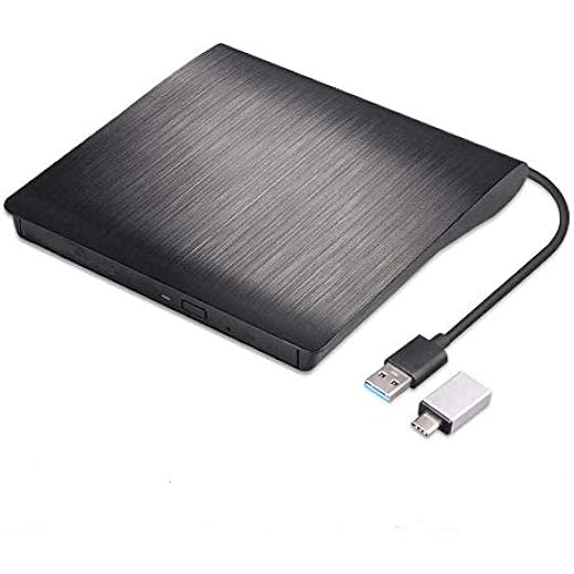 External CD/DVD Drive USB 3.0 Ultra-Slim