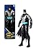 Dc Comics, Batman, personaggio Bat-Tech con Armatura Nera da 30 Cm, per Bambini dai 3 Anni in Su