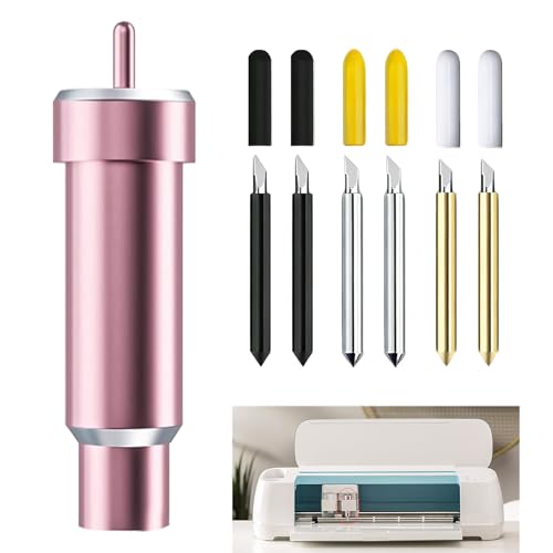 Juego de 7 Cuchillas Corte Profundo Preciso para Cricut Explore Air 2 Air 3 Maker 3, Incluye Ángulos de 30°, 45° y 60°, para Cricut Maker, Explore y Air, para Cortes Detallados en Materiales Diversos