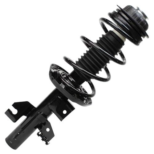 Image of Detroit Axle - 8pc Front Struts Kit for 2013 2014 2015 2016 Dodge Dart 2 Struts with Coil Spring 2 Sway Bar Links 4 Outer Inner Tie Rods Replacement Suspension Kit