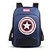MKDSUH Garçon Sac à Dos Sac à Dos Captain America Sac Enfant Sac à Dos Scolaire Livre De Jardin d'enfants Réglable Sacs D'école Primaire Garçon Filles Livre Sac à Dos