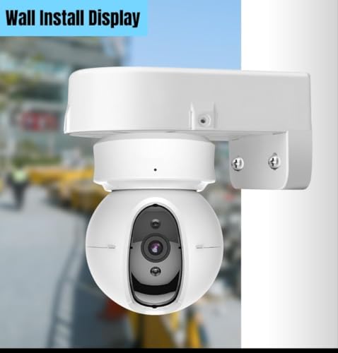 Image of Bectro PVC Mini Indoor & Outdoor Wall Mount L-Type Mounting Bracket for CCTV Security HD, IP, Smart WiFi Dome, Bullet, Mini PTZ Camera (Pack of 4 Set)