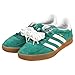adidas Men's Gazelle Sneaker, Collegiate Green/Footwear White/Gum 2, Size
