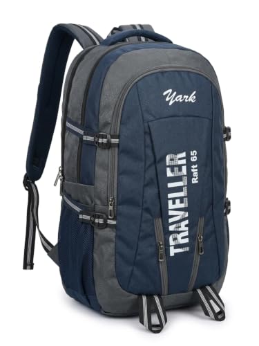 Image of Stylbase 50L Travel Backpack for Men & Women | Large Capacity Waterproof Trekking Bag | Hiking, Camping, College, Office & Weekend Travel Rucksack with Side Bottle Pockets