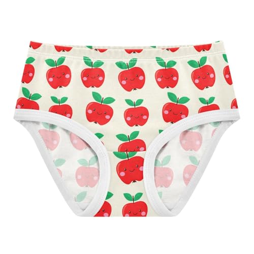 Girls' Underwear Fruit Red Toddle Brief Panties 2-8 Years 20300717