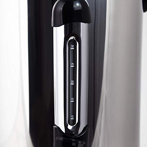 Foto von Grafner XL Glühweinkocher aus Edelstahl - 8,8 Liter - 1500 Watt mit Zapfhahn, Thermostat und Überhitzungsschutz Heißgetränkespender