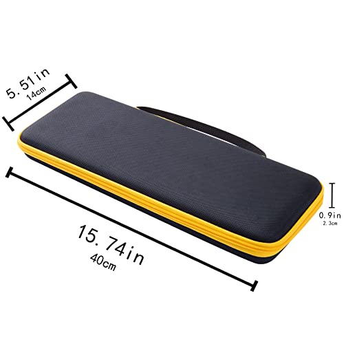 Aenllosi Hard Carrying Case Compatible with Logitech POP ICON Combo/POP Keys Mechanical Wireless Keyboard (Yellow)(Case Only)