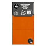 Medidas super completas. ADP Home - Sábana encimera (para Cama de 150 cm), Naranja