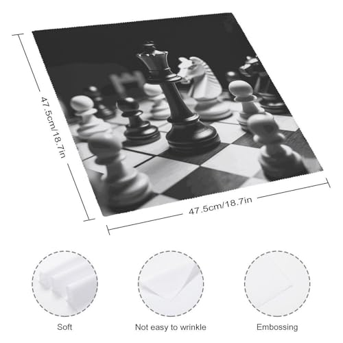 Servilletas de Tela Cuadradas 18.7x18.7 in Pack 4 Piezas miniatura 2