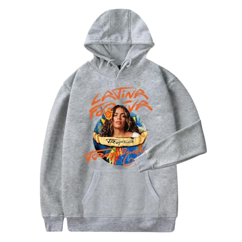 Karoles Hoodie 2026 Music G Tour Merch Hoodies Fashion Print Fans Sweatshirt Gray