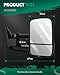 SCITOO Towing Mirrors Fit Chevy GMC Exterior Accessories Mirrors Fit 1999-2007 Chevy/GMC Silverado/Sierra 1500 2500HD 3500HD with Convex Glass Manual Controlling and Telescoping Features